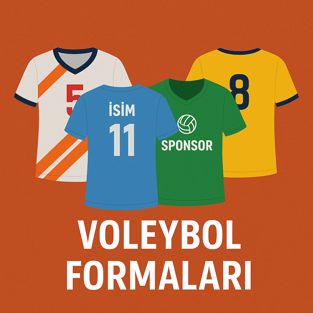 Voleybol Forması – İsimli, Numaralı ve Logolu Kişiye Özel Voleybol Forması | Forma Sepeti